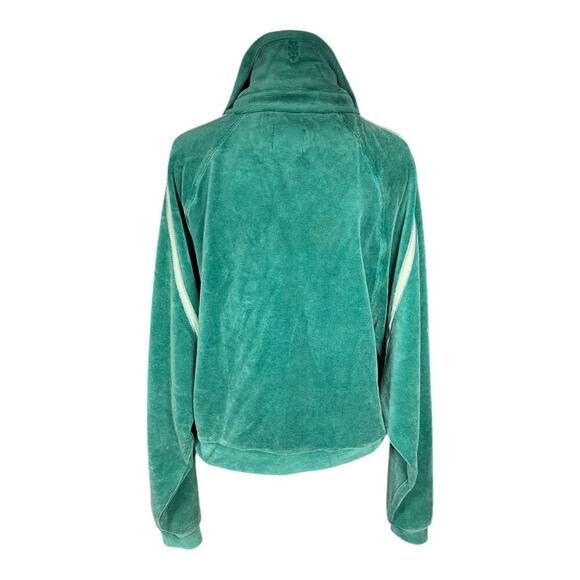 Free People Movement Half Zip Sweater Corduroy Fleece Pullover Small Drawstring - Picture 3 of 15